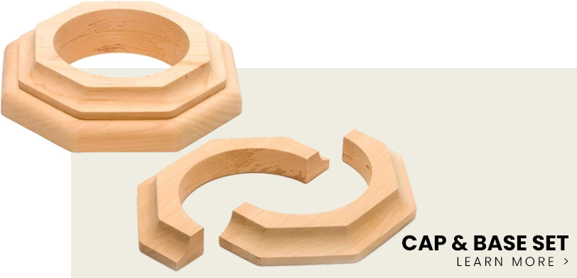 Cherry Basement Column Cover